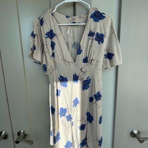 Free People Floral Mini Dress